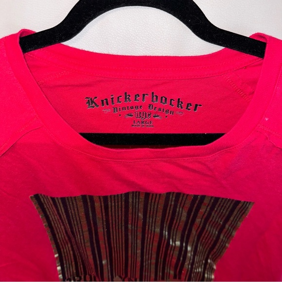 Knickerbocker Men’s Brooklyn New York Red T-shirt size L - Picture 2 of 6